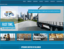 Tablet Screenshot of empresatransportes.com